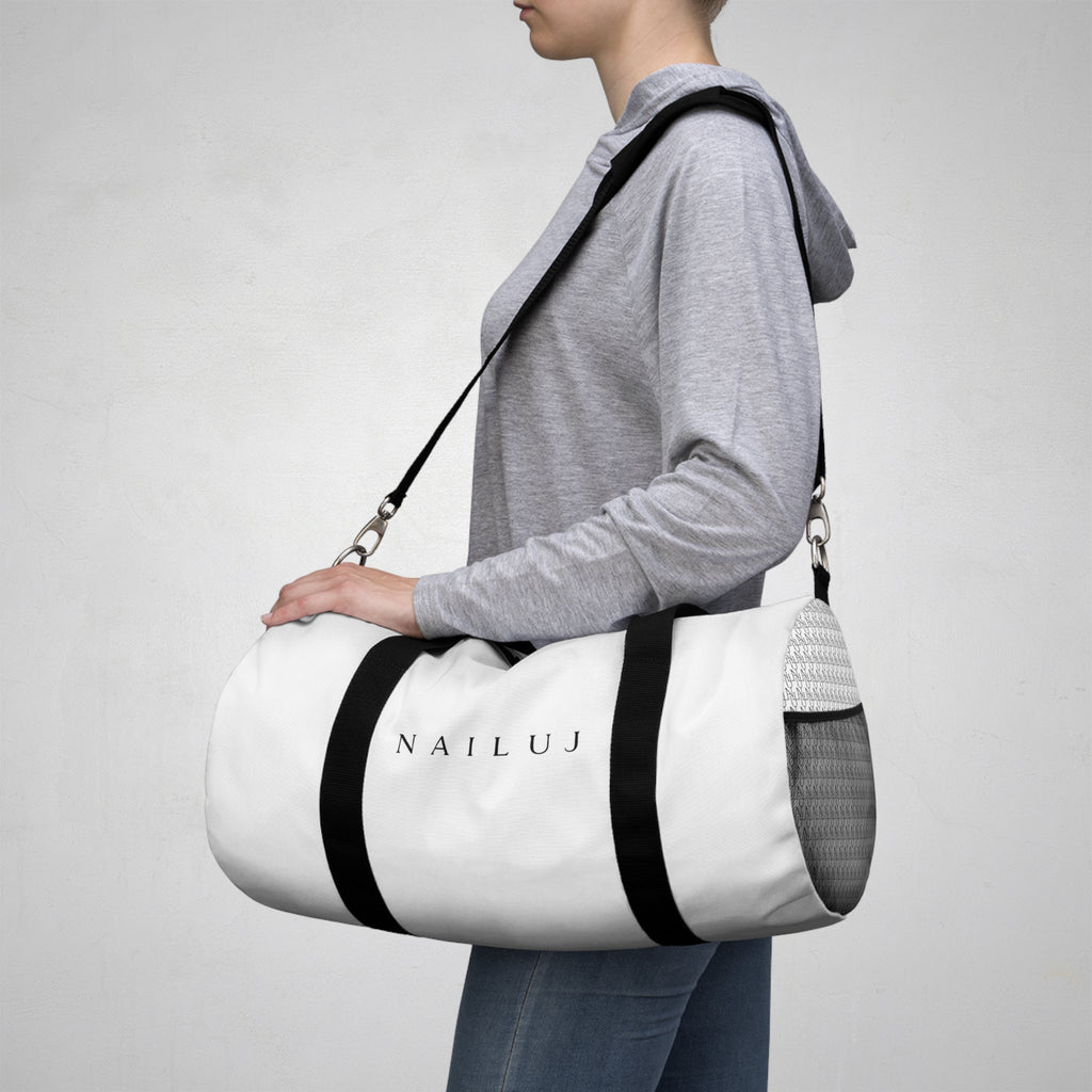 Infinity Mono Duffel Bag — Light Mode White