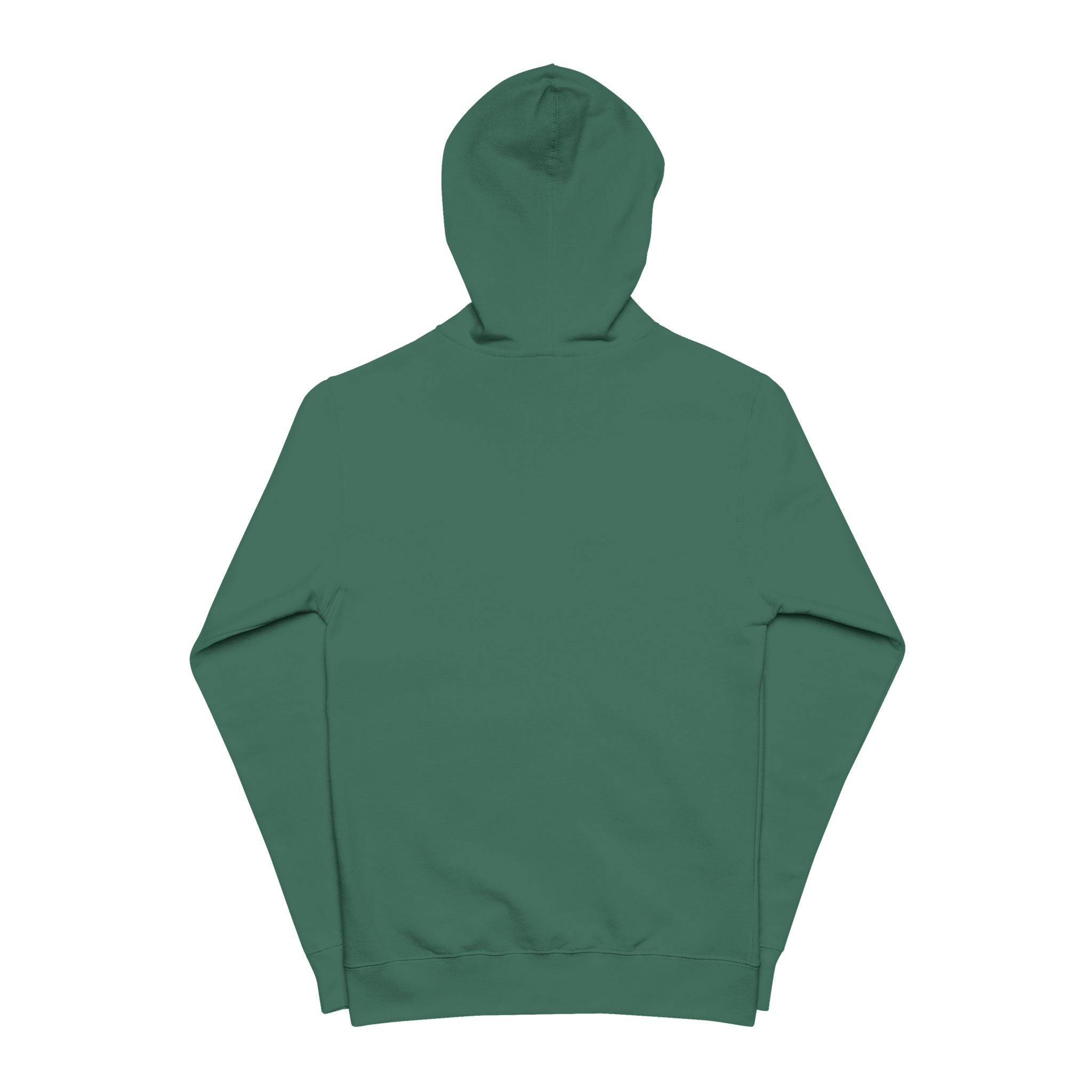 Zip Hoodie — Minimal 'N' Dot Monogram Chest Print