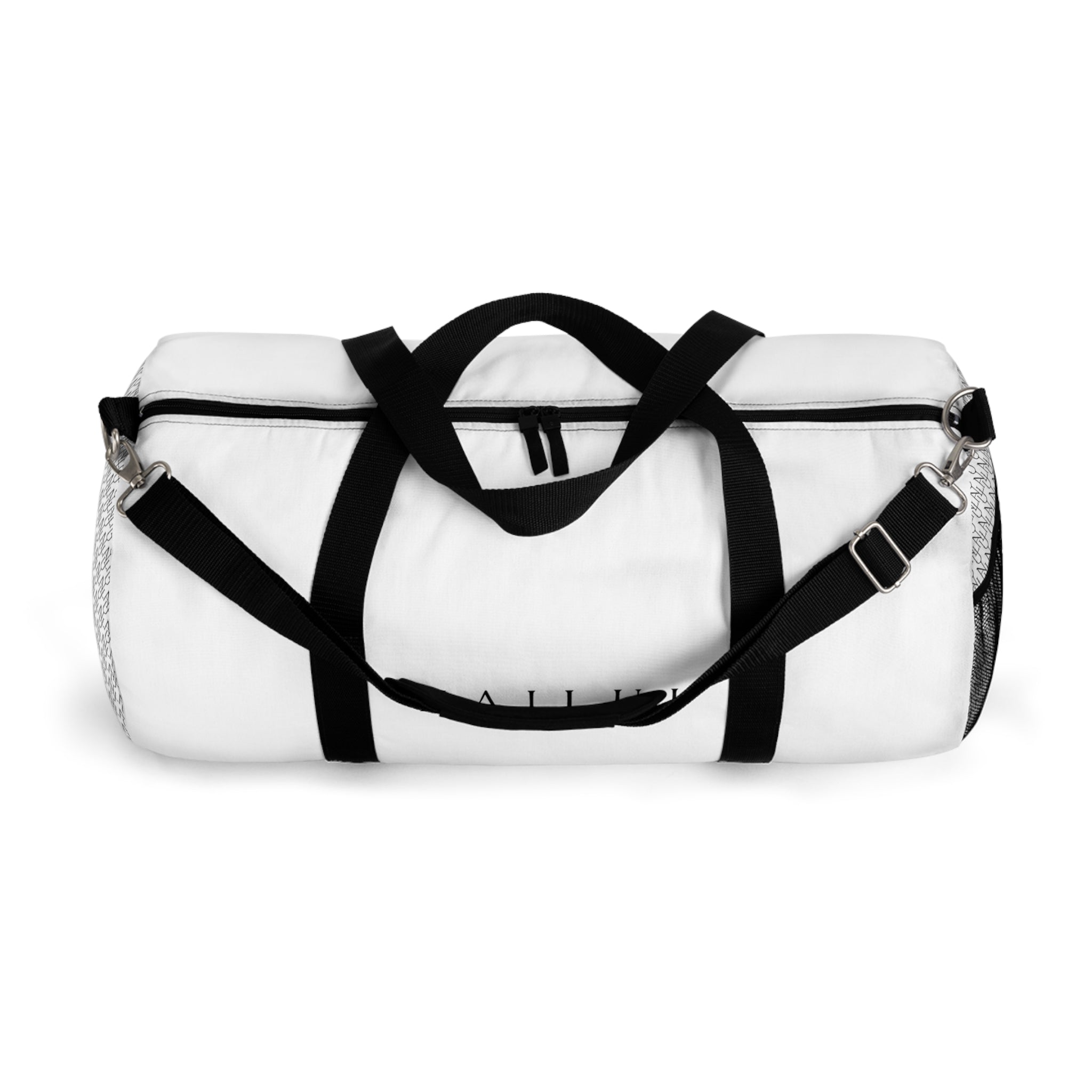 Infinity Mono Duffel Bag — Light Mode White