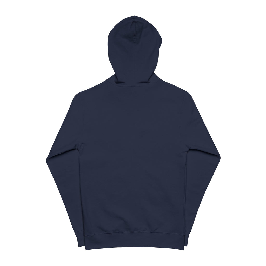 Zip Hoodie — Minimal 'N' Dot Monogram Chest Print