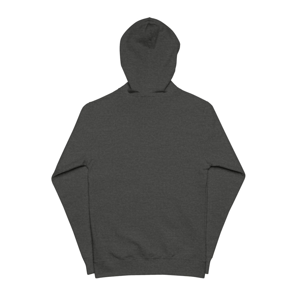 Zip Hoodie — Minimal 'N' Dot Monogram Chest Print