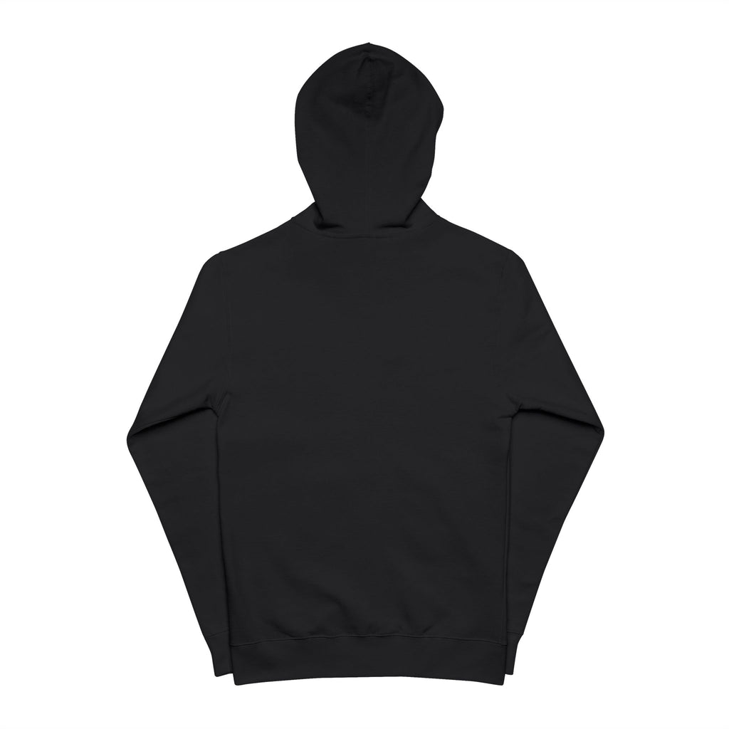 Zip Hoodie — Minimal 'N' Dot Monogram Chest Print