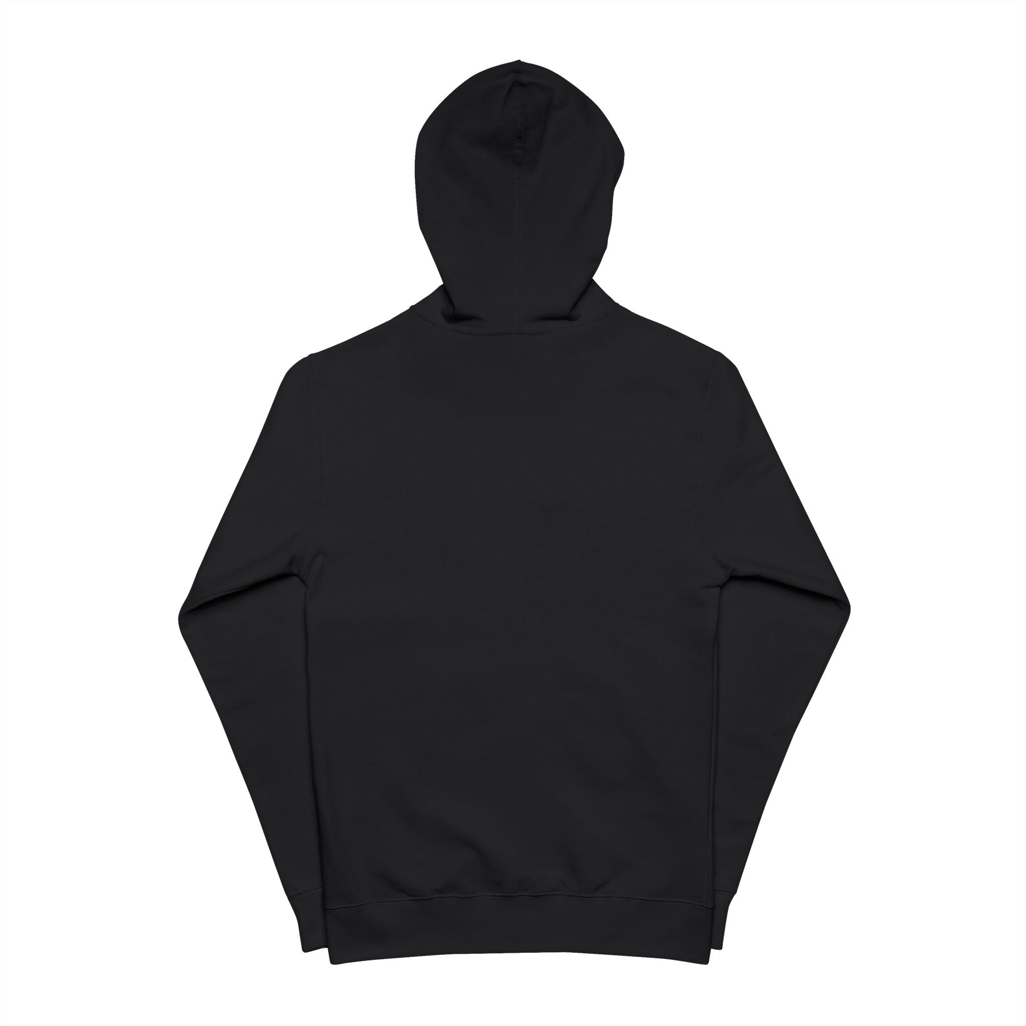Zip Hoodie — Minimal 'N' Dot Monogram Chest Print