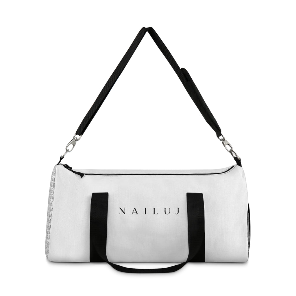 Infinity Mono Duffel Bag — Light Mode White