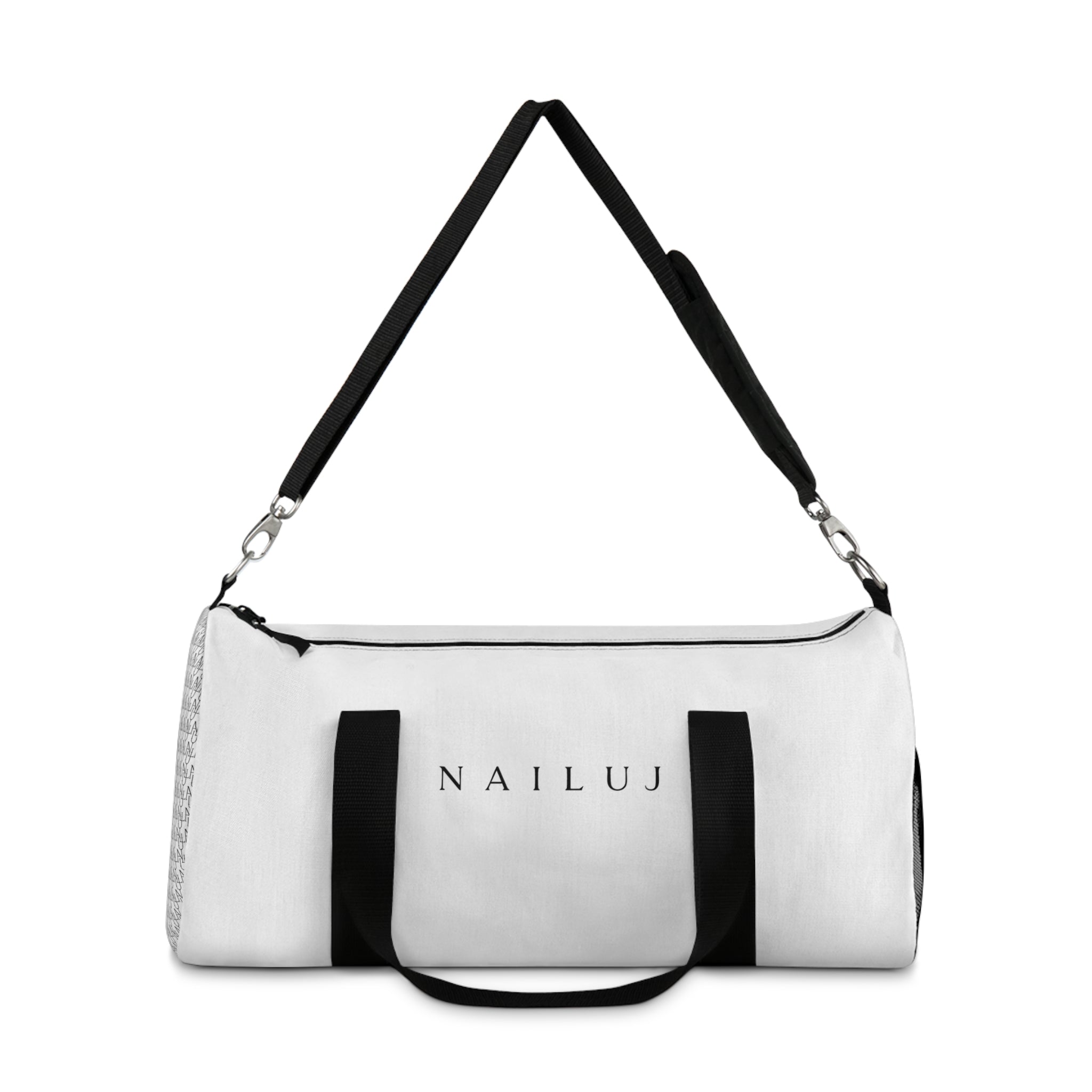 Infinity Mono Duffel Bag — Light Mode White