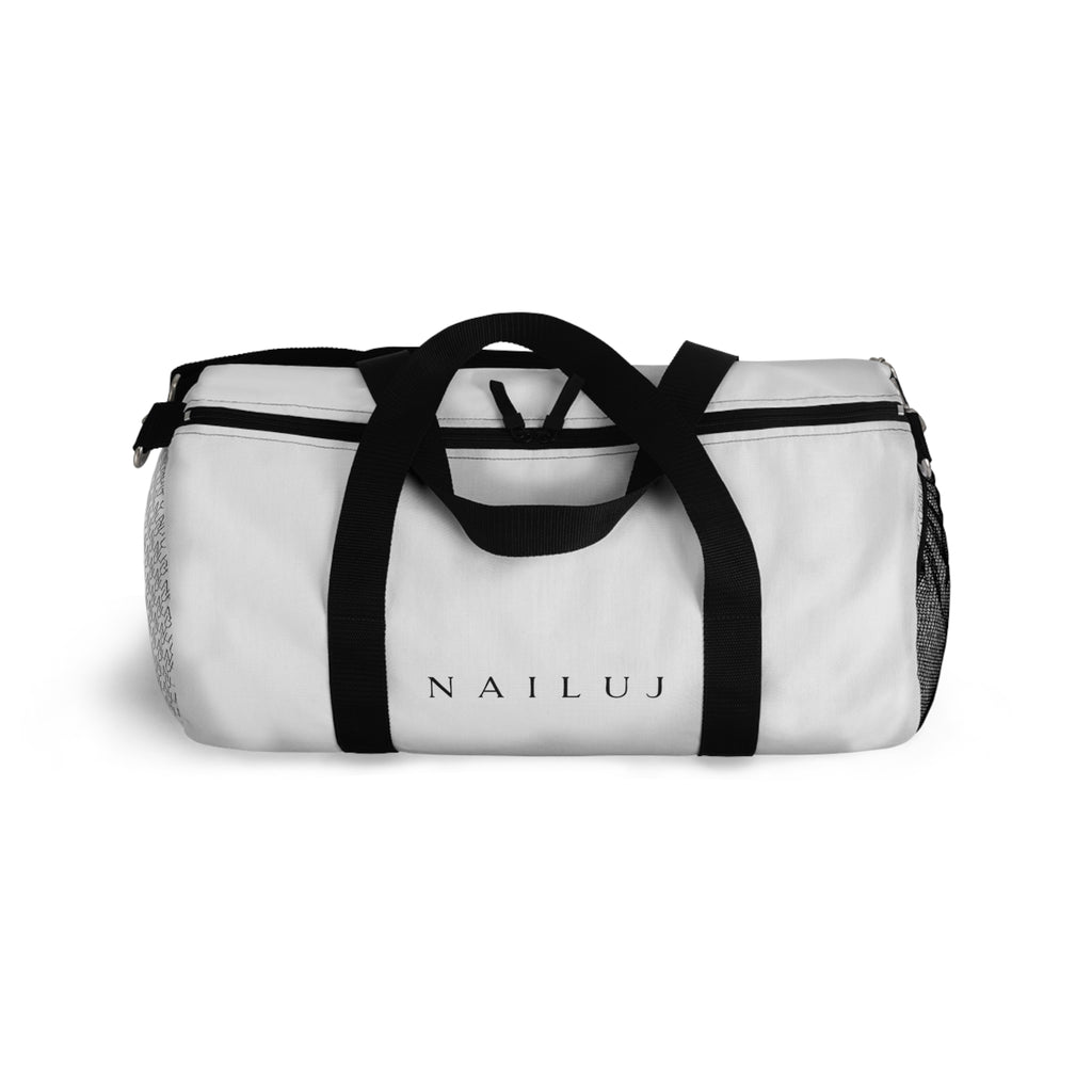 Infinity Mono Duffel Bag — Light Mode White