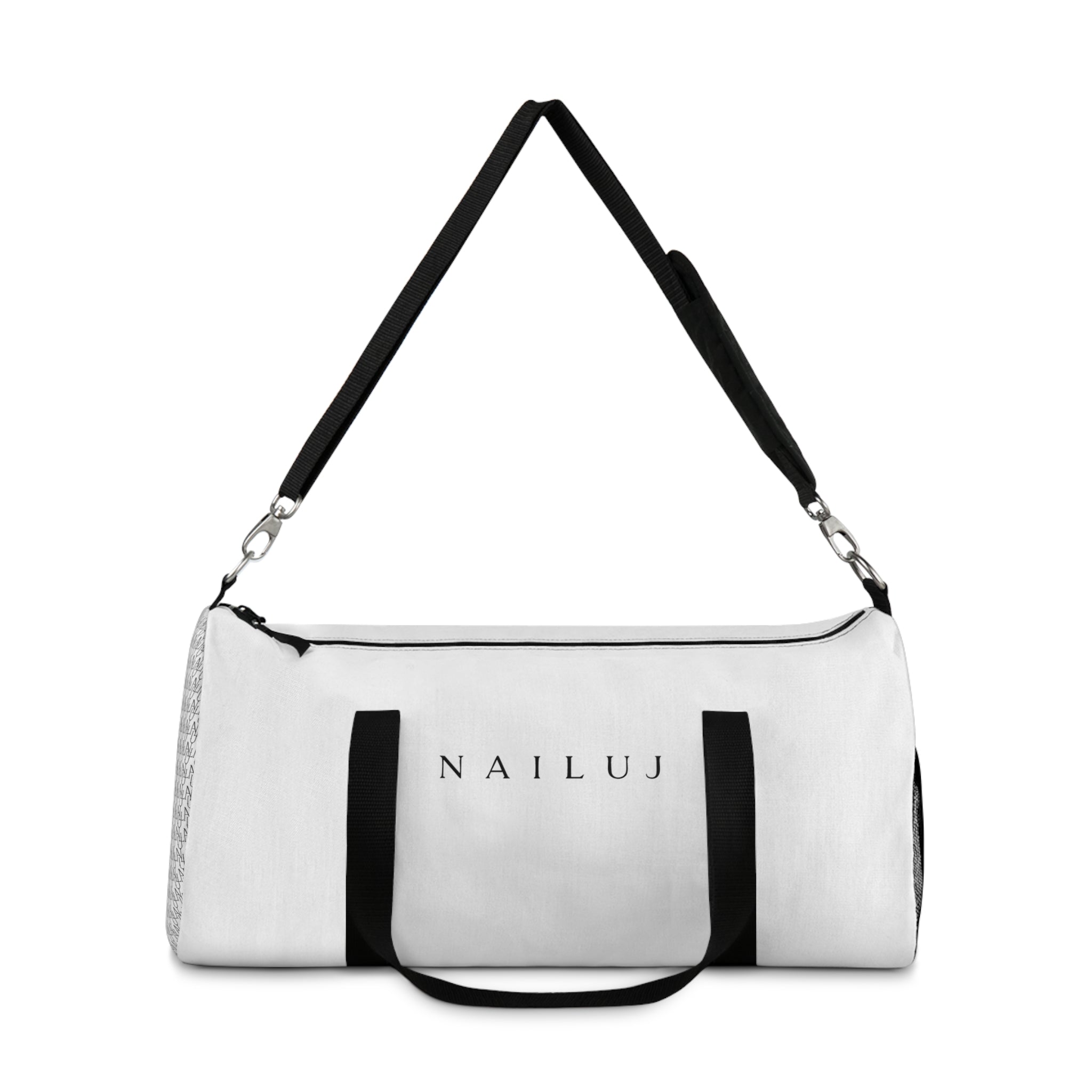Infinity Mono Duffel Bag — Light Mode White